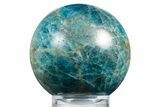 Bright Blue Apatite Sphere - Madagascar #334064-1